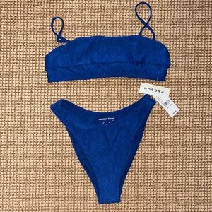 Cobalt blue bikini set